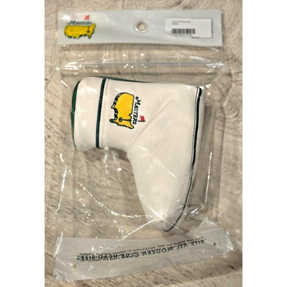 Masters Blade Putter Cover 2025 White w/ Iconic Augusta National Logo - Picture 3 of 3